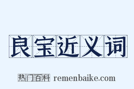 良宝近义词是什么意思的图片